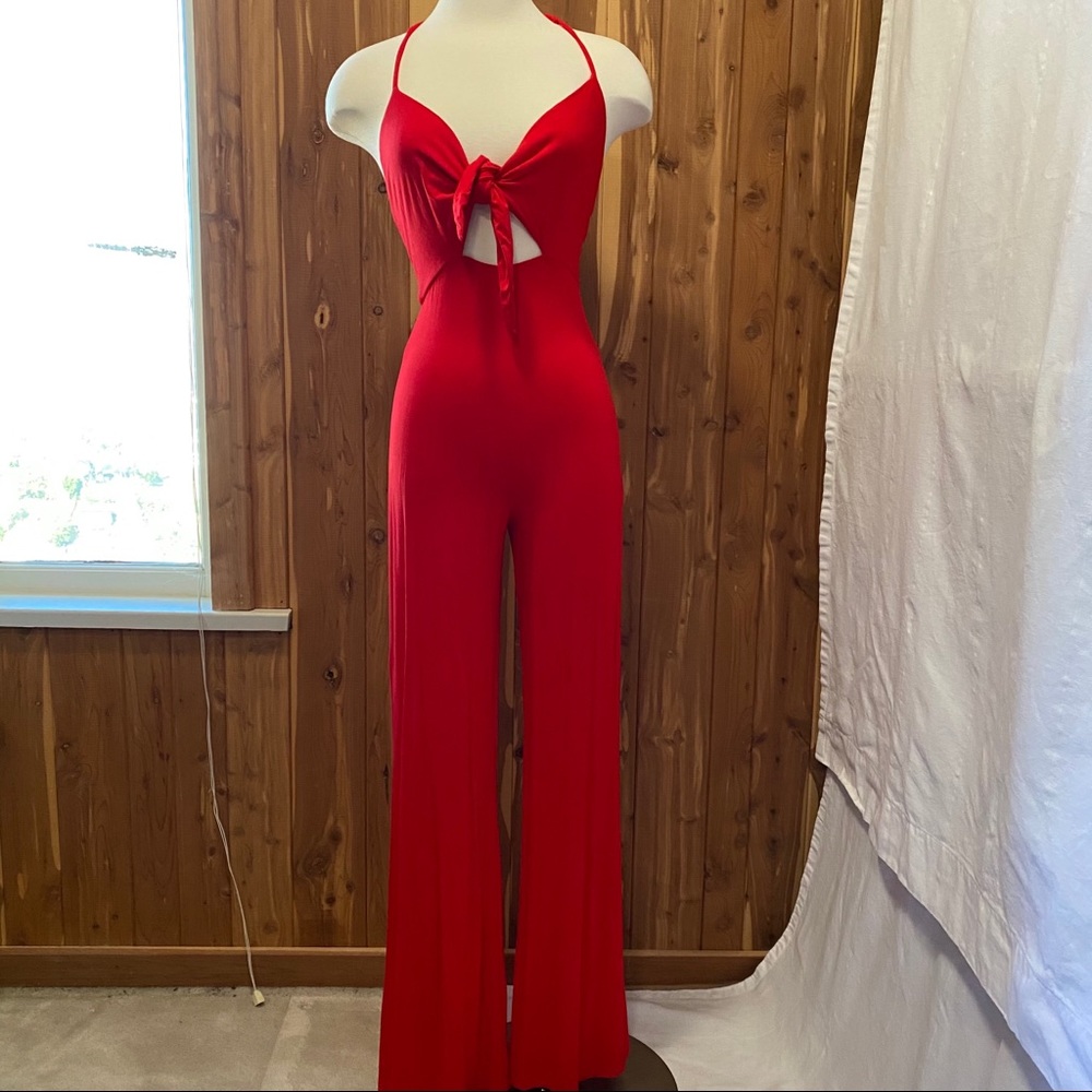 Red jumpsuit - Picture 2 of 6